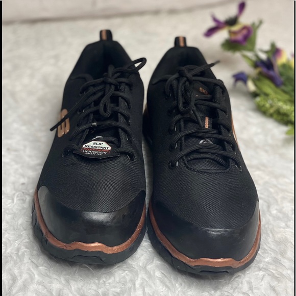 Skechers Work slip Resistant mens shoes size 9.5 - Picture 10 of 16